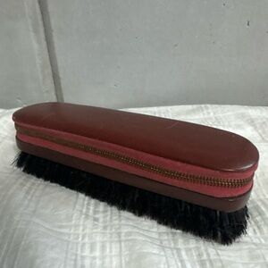 King/West Germany Men's Manicure Set in Zippered Leather Case Brush